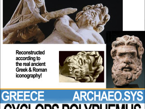 ancient greek cyclops polyphemus Modelo 3D