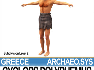 ancient greek cyclops polyphemus Modelo 3D