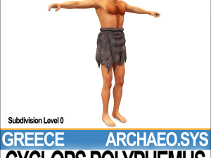 ancient greek cyclops polyphemus Modelo 3D