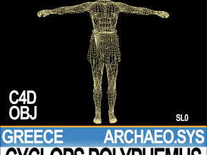 ancient greek cyclops polyphemus Modelo 3D
