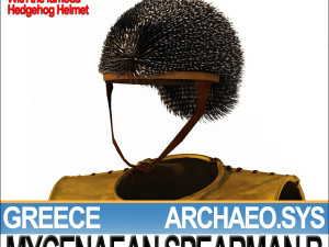 greek mycenaean spearman b props poser daz 3D Модель