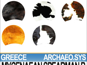 greek mycenaean spearman b props poser daz 3D Модель