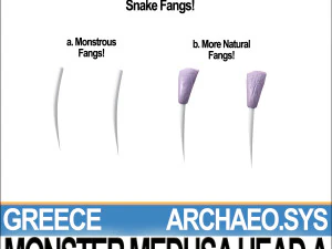 monstro grego antigo medusa cabe&ccedil;a a Modelo 3D