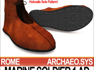 roman marine soldier 1 ad with poser daz props 3D Model