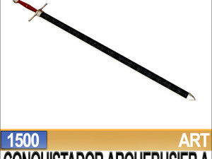 conquistador arquebusier props poser daz a 1500 3D Model