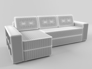 corner sofa Modèle 3D