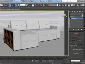corner sofa Modèle 3D