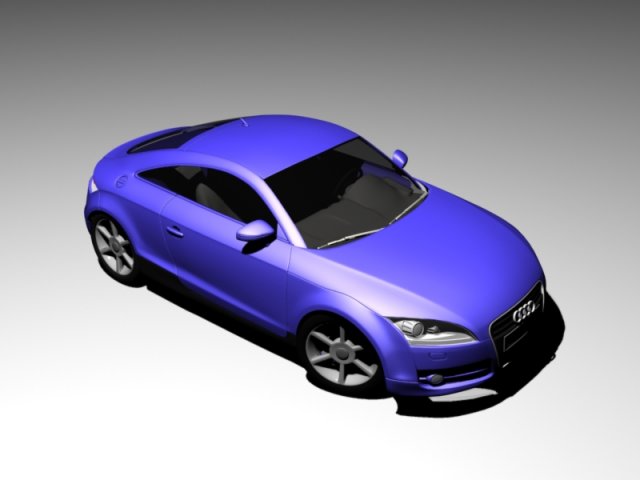 audi tt coupe Model 3D .c4d .max .obj .3ds .fbx .stl .blend 