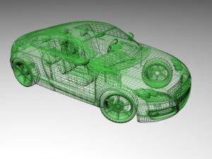 audi tt coupe Model 3D