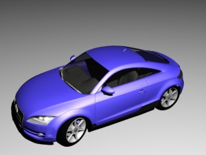 audi tt coupe Model 3D