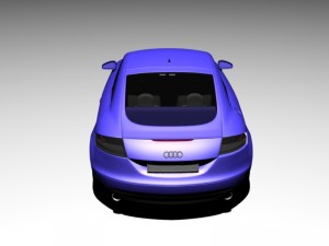 audi tt coupe Model 3D