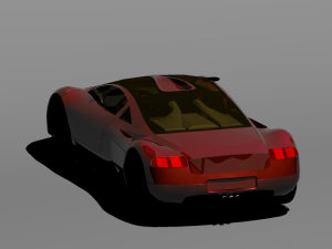 audi avus quattro concept car 3Dモデル