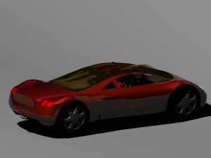 audi avus quattro concept car 3Dモデル