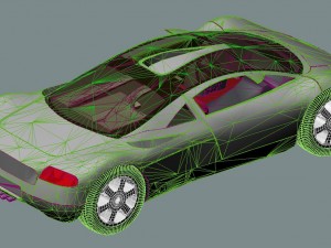 audi avus quattro concept car 3Dモデル