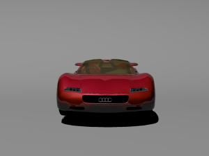 audi avus quattro concept car 3Dモデル