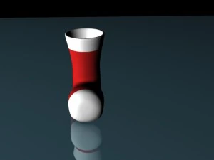 christmas sock 3D Model