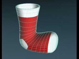 christmas sock 3D 모델