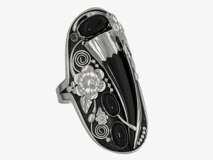 silver ring 3D Model