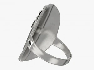 silver ring 3D Model