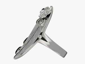 silver ring 3D Model