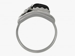 silver ring 3D Model