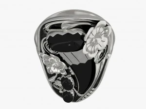silver ring 3D Model