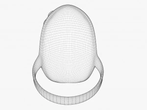 silver ring 3D Model