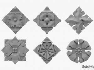 architectural ornament vol 01 3D 模型