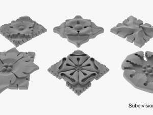 architectural ornament vol 01 3D 모델