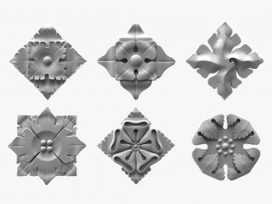 architectural ornament vol 01 3D 모델