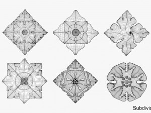 architectural ornament vol 01 3D 모델