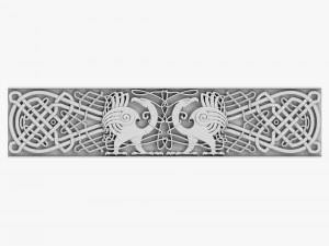 ornamen celtic 01 Model 3D