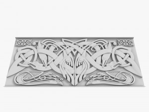 celtic ornament 02 3D Model