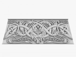 celtic ornament 02 3D Model