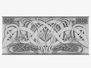 celtic ornament 02 3D Model