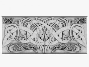 celtic ornament 02 3D Model
