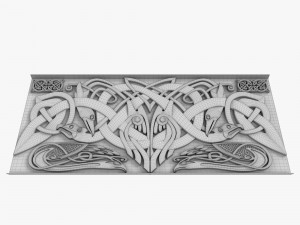 celtic ornament 02 3D Model