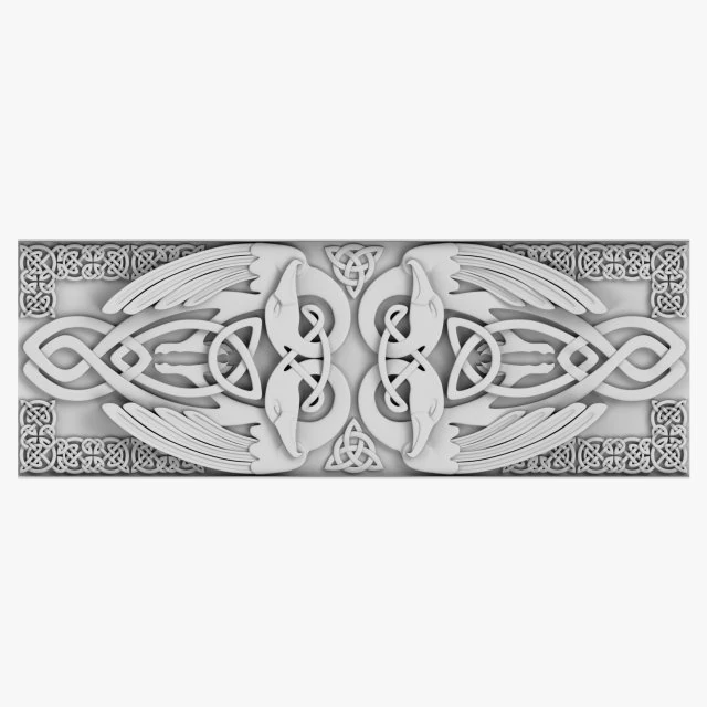 celtic ornament 03 3D Model .c4d .max .obj .3ds .fbx .stl .blend 