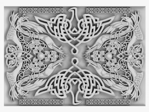celtic ornament 04 3D Model