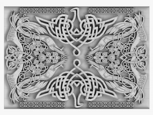 celtic ornament 04 3D Model