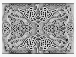 celtic ornament 04 3D Model