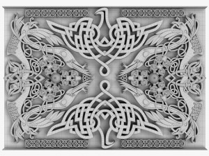 celtic ornament 04 3D Model