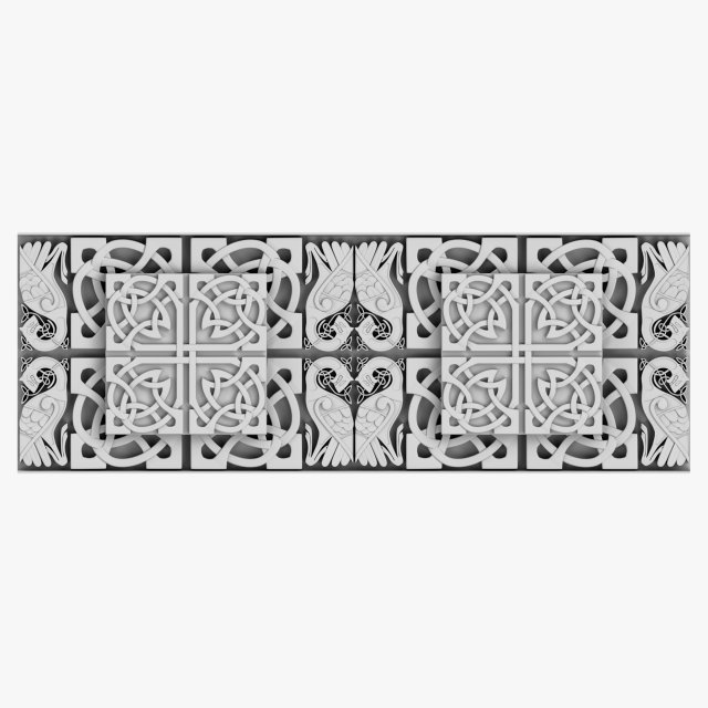 celtic ornament 06 3D मॉडल .c4d .max .obj .3ds .fbx .stl .blend 