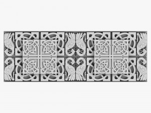 celtic ornament 06 3D Model