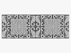 celtic ornament 06 3D Model