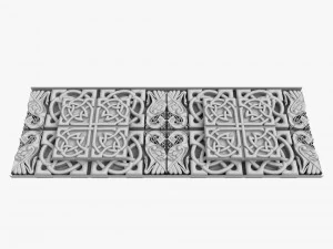 celtic ornament 06 3D Model