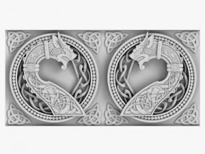 ornamen celtic 07 Model 3D