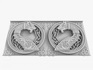 celtic ornament 07 3D Модель