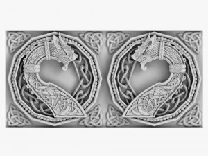 celtic ornament 07 3D Model