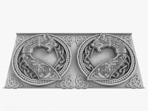 celtic ornament 07 3D Model